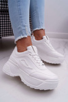 Dámská Sportovní Obuv se silnou Podrážkou Bílá Louder