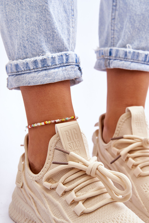 Dámské nazouvací tenisky Big Star LL274714 Béžová