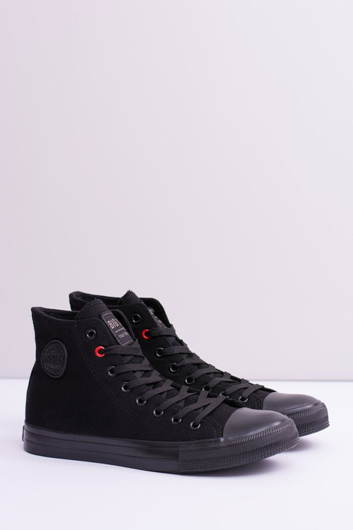 Big Star High Pánske čierne tenisky T174111