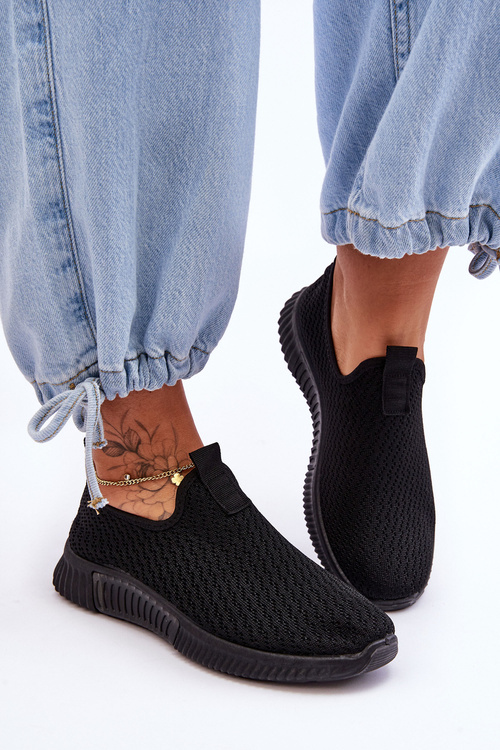 Klasické slip-on tenisky Černá Frankie