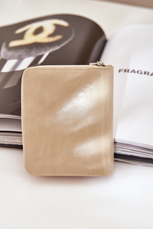 Lakovaný Dámský Peněženka Světle Béžový Yathika