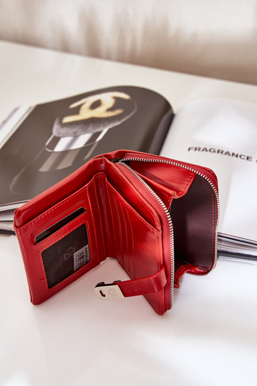 Lakovane Dámske Peňaženka Červená Yathika