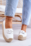 Klasické Espadrilky Na Platformě Bílém Julianne