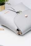 Monnari Silver Messenger Bag
