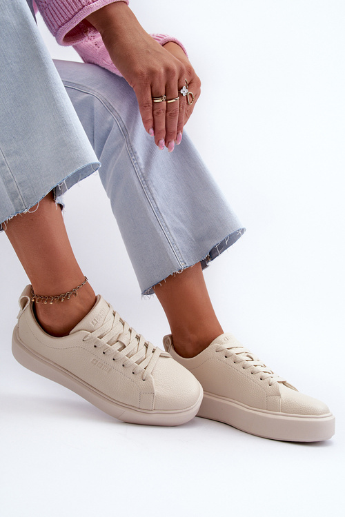 Ľahké dámske tenisky Big Star NN274321 Memory Foam System Beige