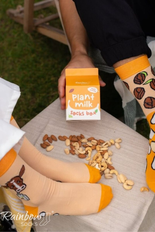 Ponožky PLANT MILK Rainbow Socks