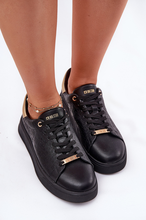 Dámske Sneakers Z Eko Kože Big Star RR274257 Čierne