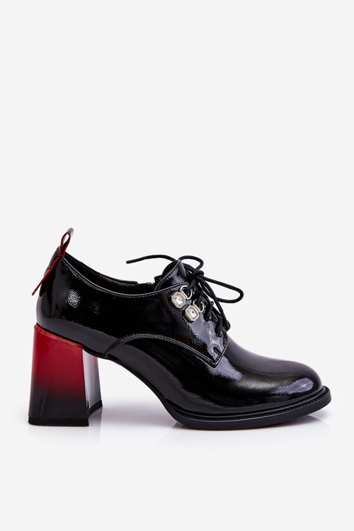 Módní světle vysoké podpatky Černá Darren