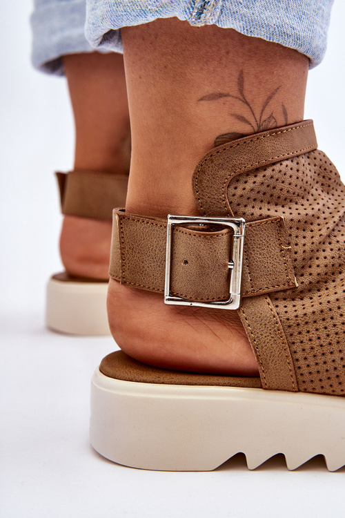 Dámske sandále s členkom Upper Camel Adonis