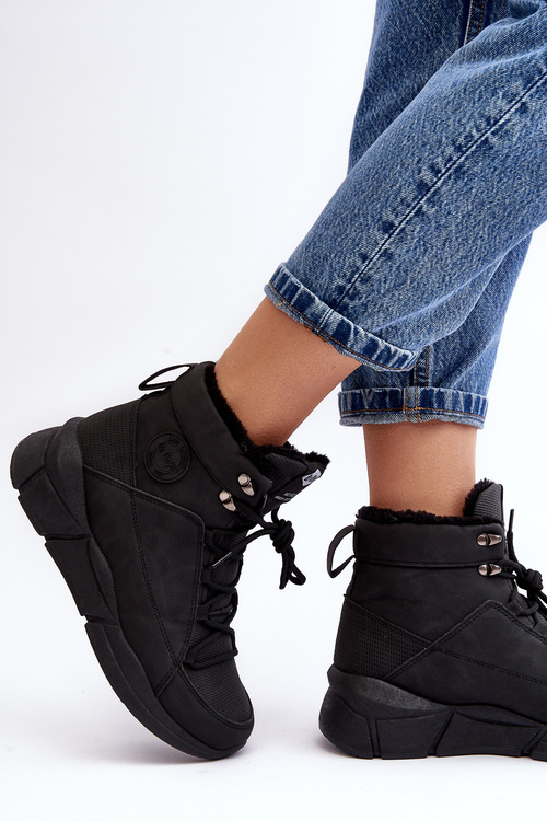 Dámské zateplené boty na platformě Lee Cooper LCJ-23-44-1979L Černé