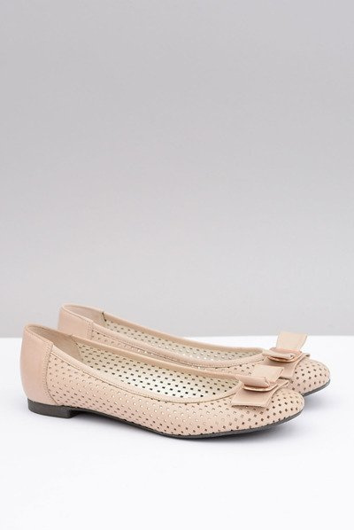 Poľská kožená otvorená balerína Boward Marianna