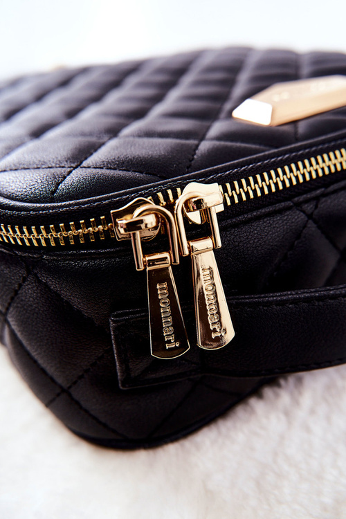 Velká kosmetická taška Prošívané Monnari CSM0040-020 Černá