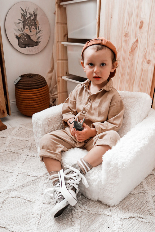 Detské vysoké tenisky Khaki Filimon