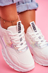 Dámske športové biele športové topánky