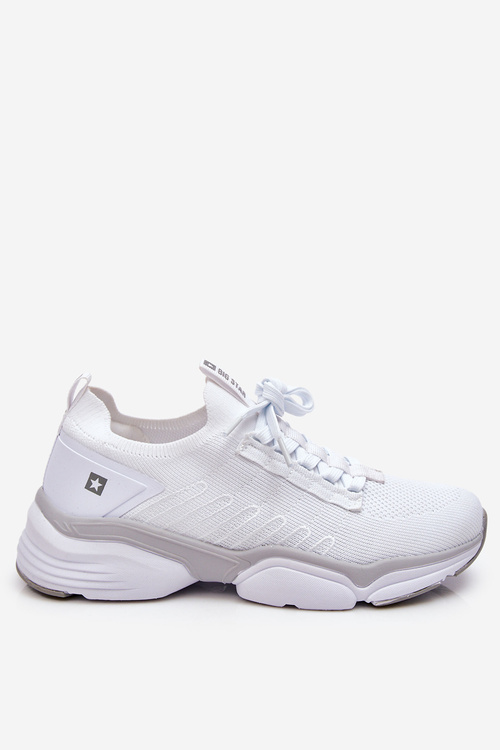 Dámské nazouvací sportovní boty Memory Foam System Big Star LL274A142 Bíle