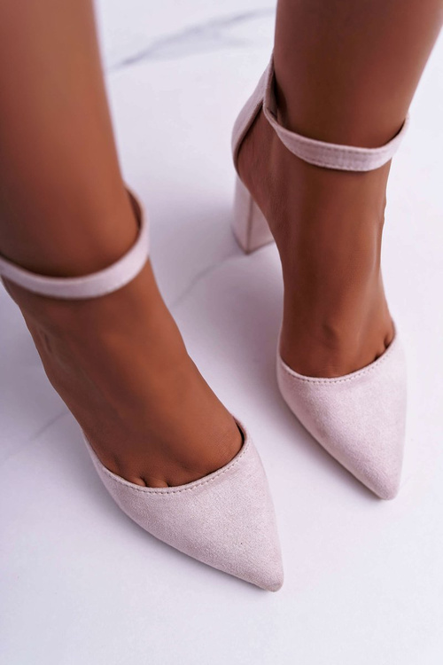 Dámské Lodičky Na Podpatku béžové Harye