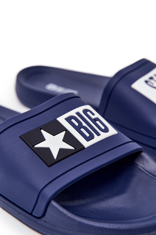Pánska veľká hviezda DD174701 Navy Blue Plippers
