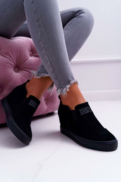 Dámská obuv sneakers tenisky Lu Boo Černé Kaori