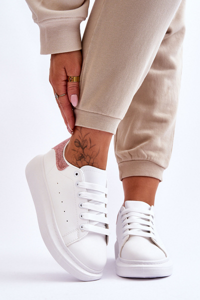 Dámská sportovní obuv na platformě bílá Eliso