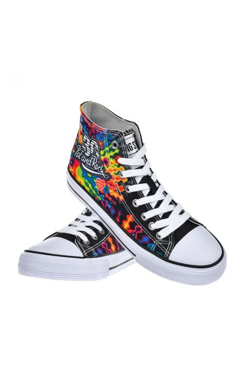 Vysoké pánske tenisky Big Star NN174109 Čierne