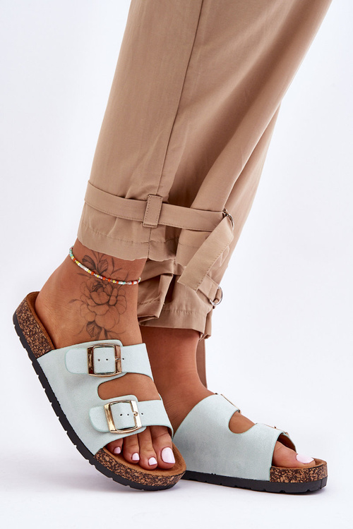 Dámské pantofle Na korkové podrážce Máta Cortina