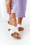 Veľká hviezda HH274647 White Profiled Flip -flops