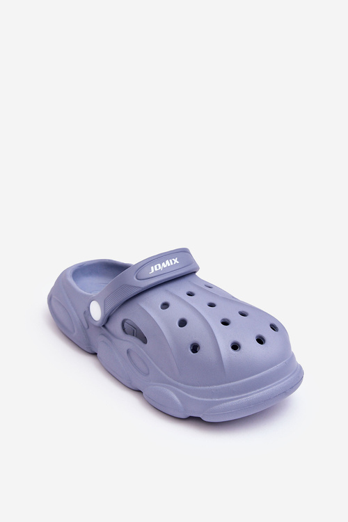 Dětské pěnové pantofle Crocs Modre Cloudy