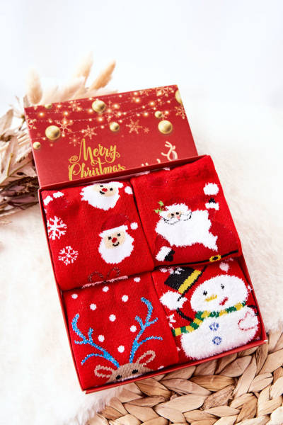 Dětské vánoční ponožky Cosas sada 4 párů