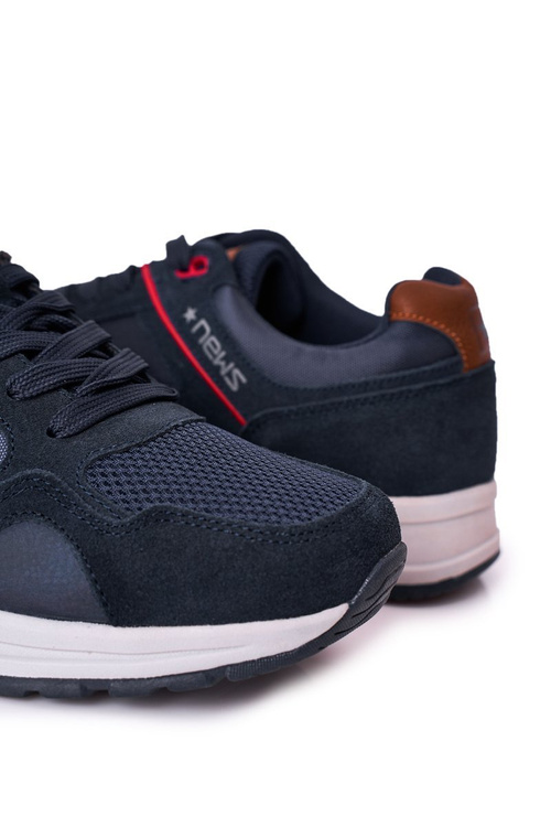 Pánske športové topánky tenisky Fabian Navy Blue