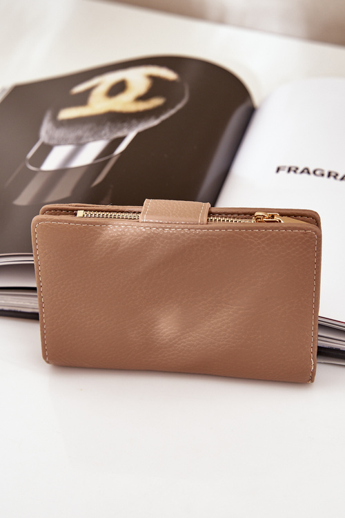 Dámská Peněženka Z Eko Kůže Tmavě Béžová Isamille