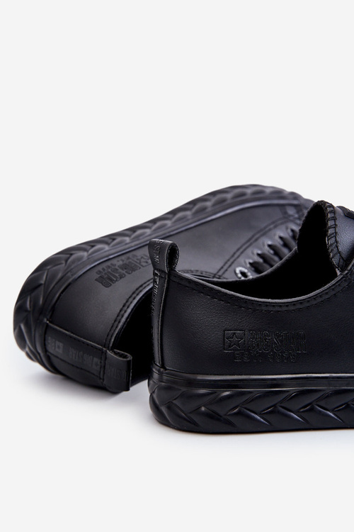 Dámske kožené tenisky Big Star LL274402 Čierna