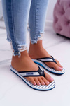 Dámske flip -flops Big Star DD274A250 Navy Blue
