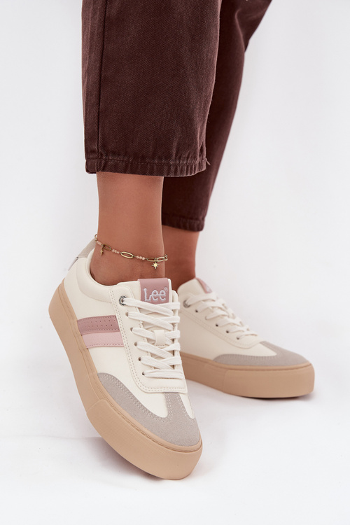 Dámske tenisky LEE AILANI WOMEN LOW 50253004.02A Vyblednutá Biela