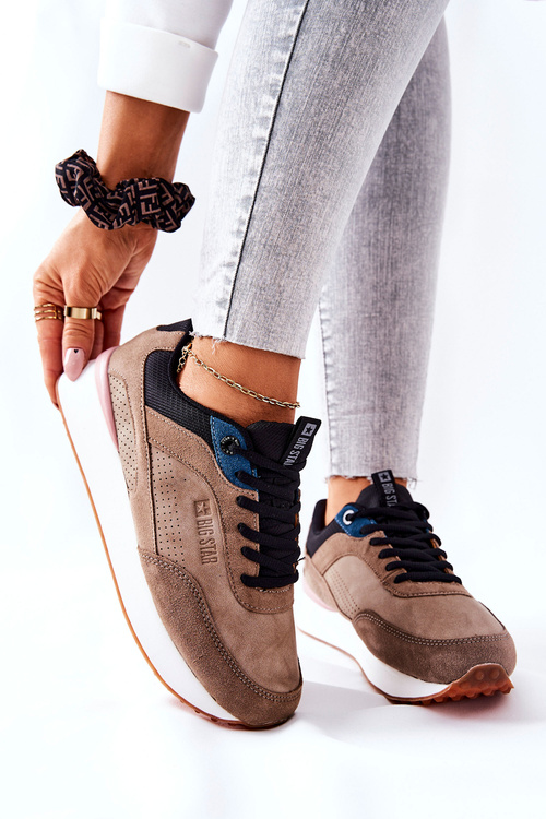 Sportovní Obuv Big Star Memory Foam II274407 Hnědočerná