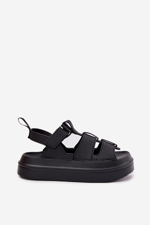 Dámské Sandály Na Platformě Černé Nitavelia