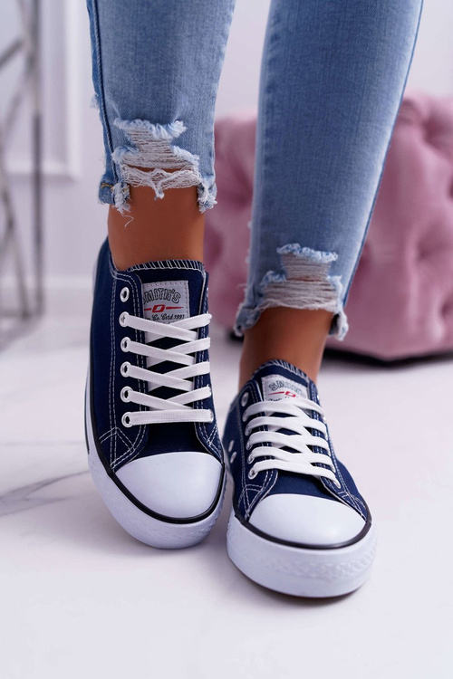 Dámske nízke tenisky Smith's Navy Blue