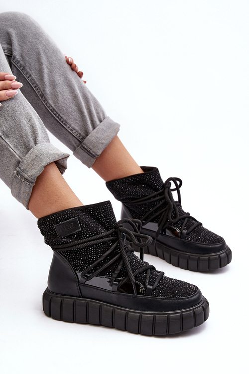 Izolované snehové topánky zdobené Goe MM2N4080 808