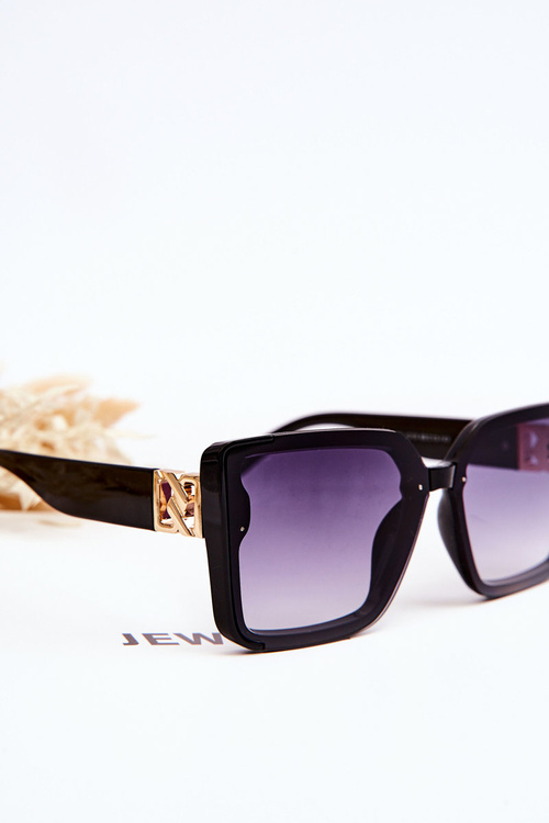 Módne slnečné okuliare Prius v219 čierna