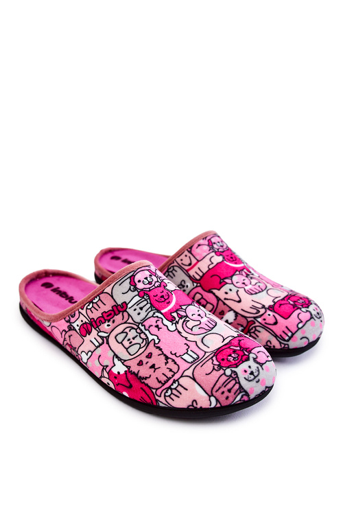 Domáce žabky u mačiek Inblu GF-12-023 Pink