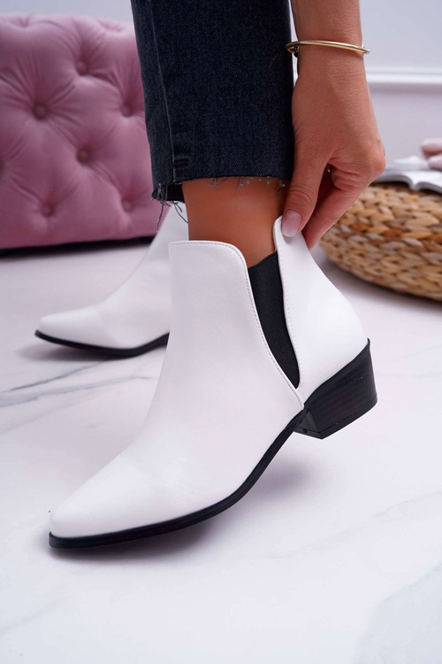 Bílé nízké boty Murino