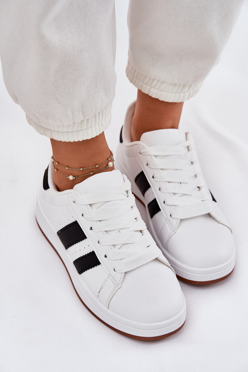 Dámské Tenisky Z Eko Kůže Bílé Arlenina