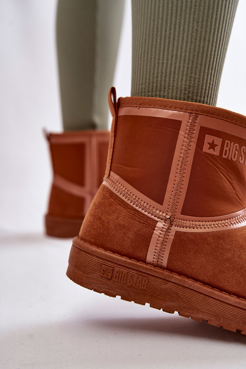 Dámské sněhule Big Star KK274612 Hnědé