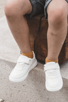 Dětské nízké sportovní boty bílé Frillo