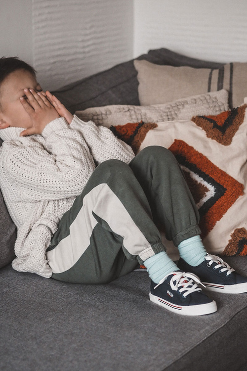 Detské nízke tenisky Veľká hviezda JJ374173 Navy Blue