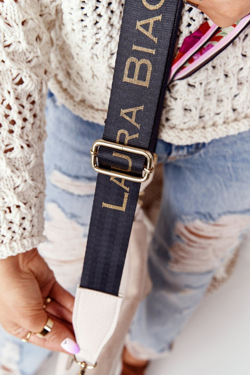 Laura Biaggi Beige Kabelka s odnímateľným opaskom