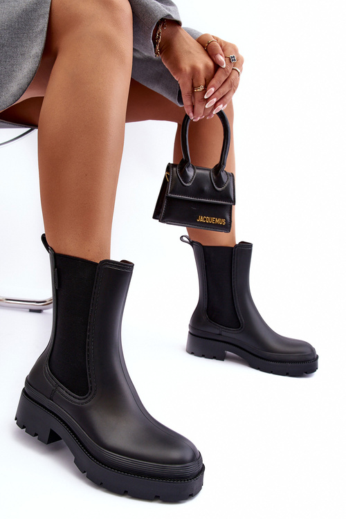 Matové Kalhoty Botky Big Star MM274695 Černé