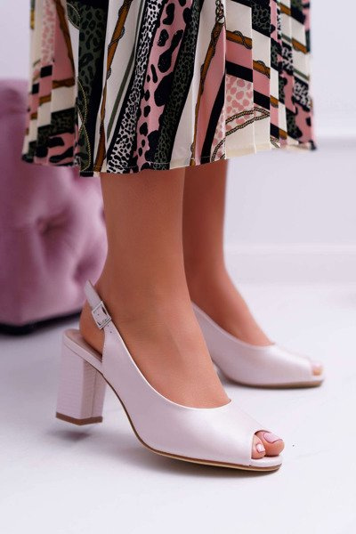 Dámske sandále na Sergio Leone SK765 Pink Pink Pearl Vime Pearl