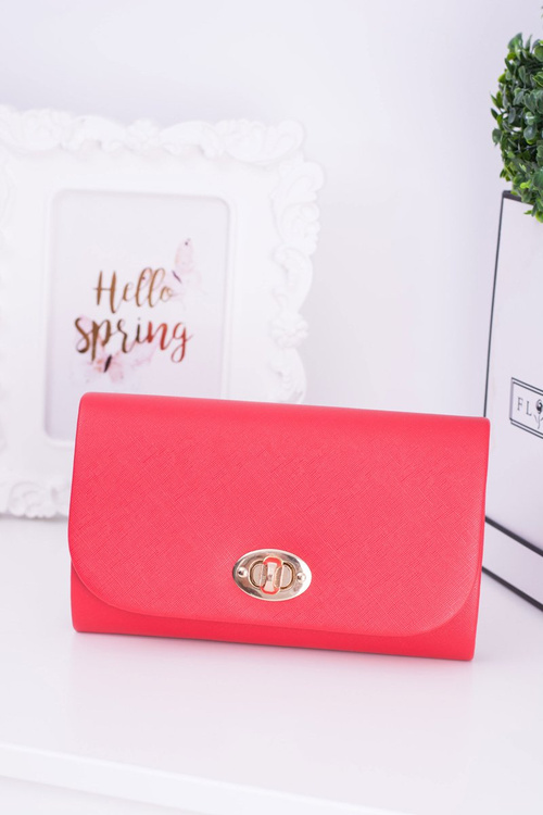 Červená dámska spojka