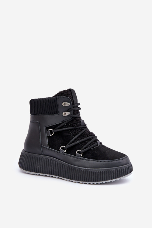 Nízké Sněhule Na Platformě Černé Naliora