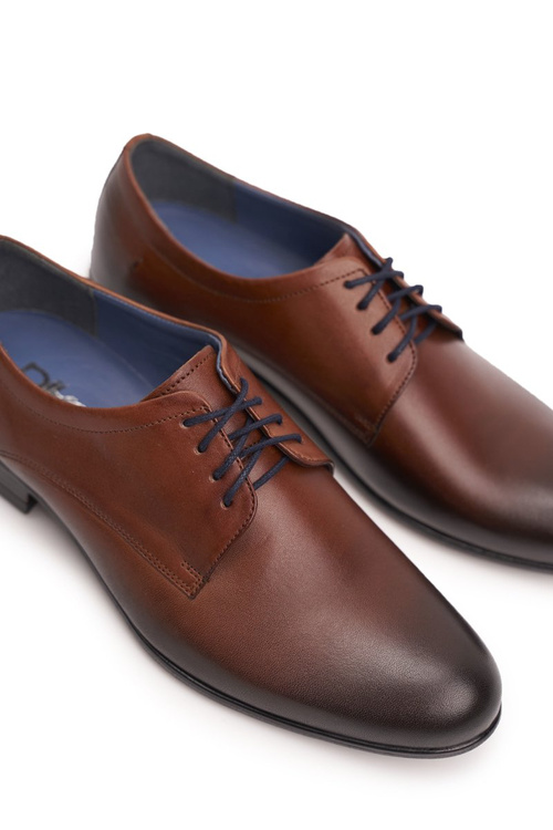 Pánské Polobotky Casual Nikopol Kožené Hnědé 1738